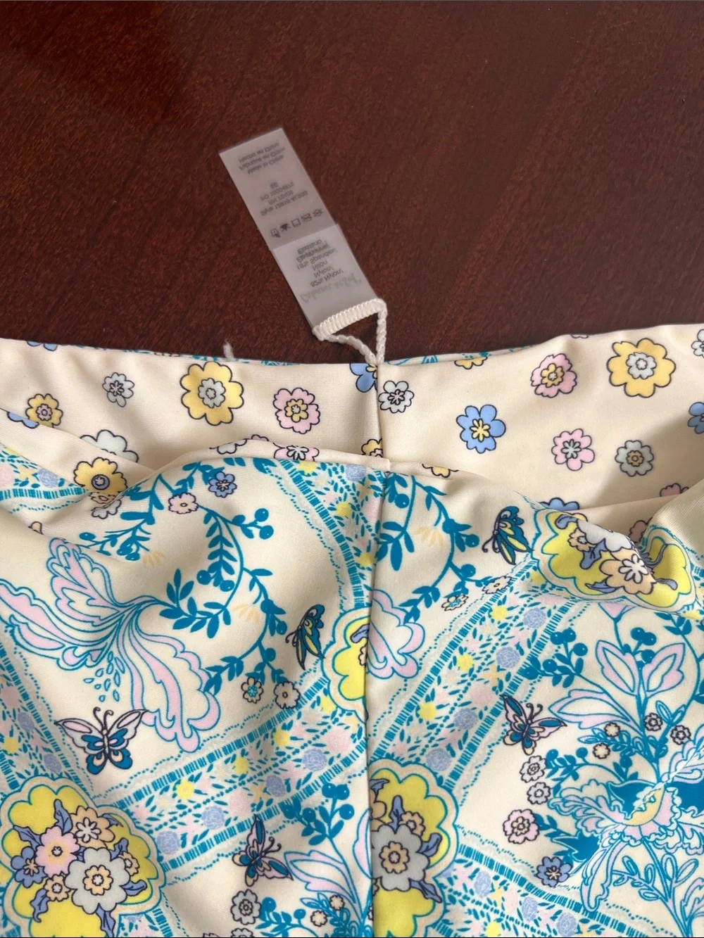 🌞 Cabana Del Sol NWT Reversible Floral Print 3 Piece Bikini Set women size S